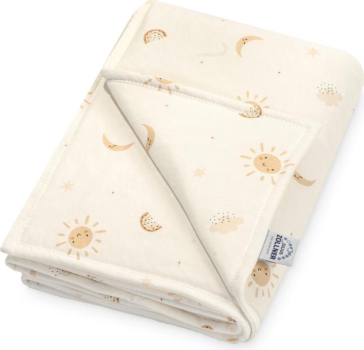 Julius Zöllner Couverture douillette en jersey doublé Happy Sun 70 x 100 cm (70 x 100 cm)