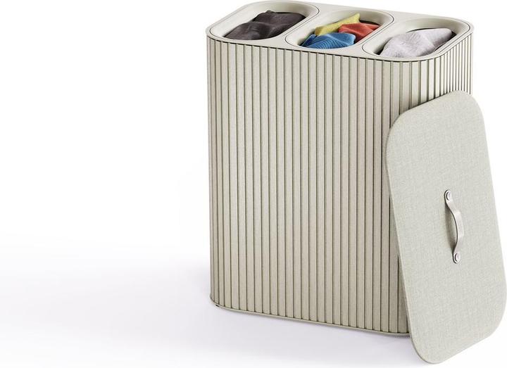 Image du produit Joseph Joseph Wäschekorb 90l Bambus beige Tota Trio Luxe