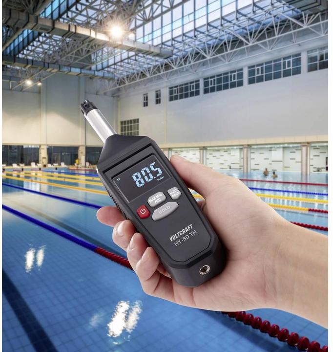 Produktbild Voltcraft HY-80 TH Luftfeuchtemessgerät (Hygrometer) 0% rF 100% rF Set Hygrometer