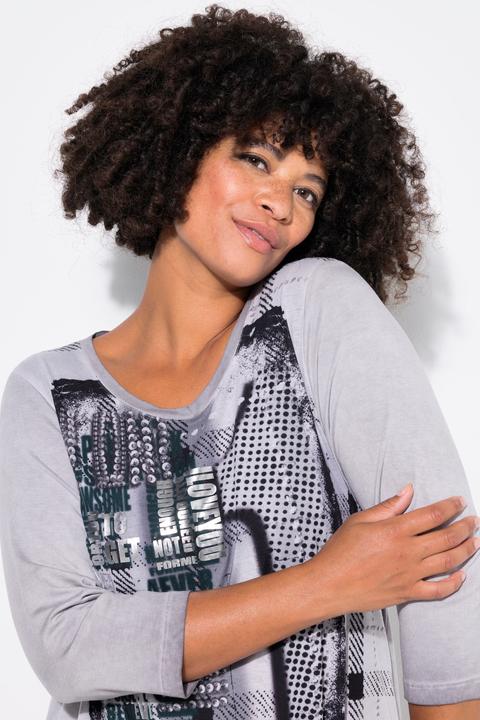 Produktbild Angel of Style T-Shirt, Comfort Fit, XL-Druck, 3/4-Ärmel (56)