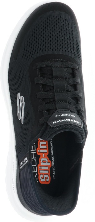 Immagine prodotto Skechers 232459/BKW Bounder 2.0-Emerged Uomo Sneaker Pantofole VEGAN nero/bianco (47.5)