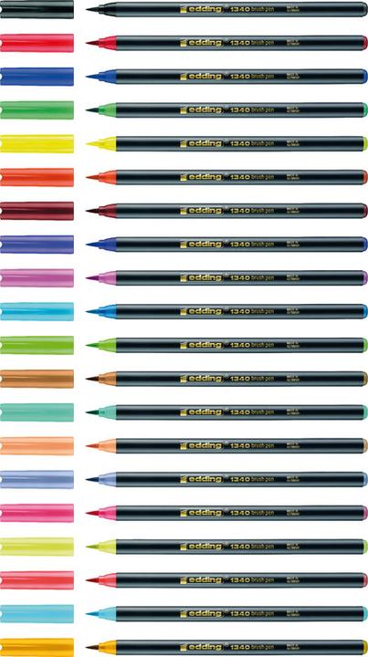 Produktbild Edding Brushpen 1340 (Silbergrau, 1 x)