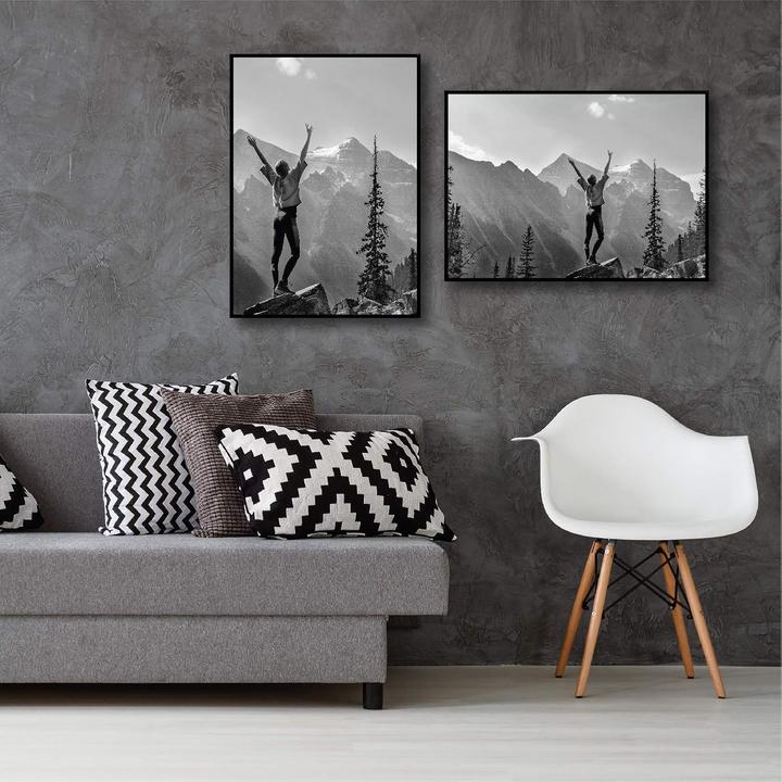 Immagine prodotto Haes Deco Deco Kunststoff-Fotorahmen EF8B Easy Frame Schwarz 50x70 cm