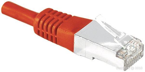 Actual product image Exertis Connect Patch cable S/FTP (PIMF), CAT.6A EIA/TIA, Class EA, red, 1.5 m Patch cable with particularly narrow (S/FTP, CAT6a, 1.50 m)