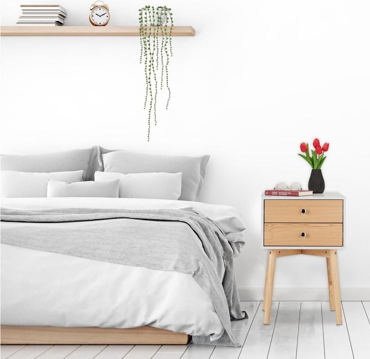 Image du produit Relaxdays Nachttisch (40 x 40 x 60 cm)