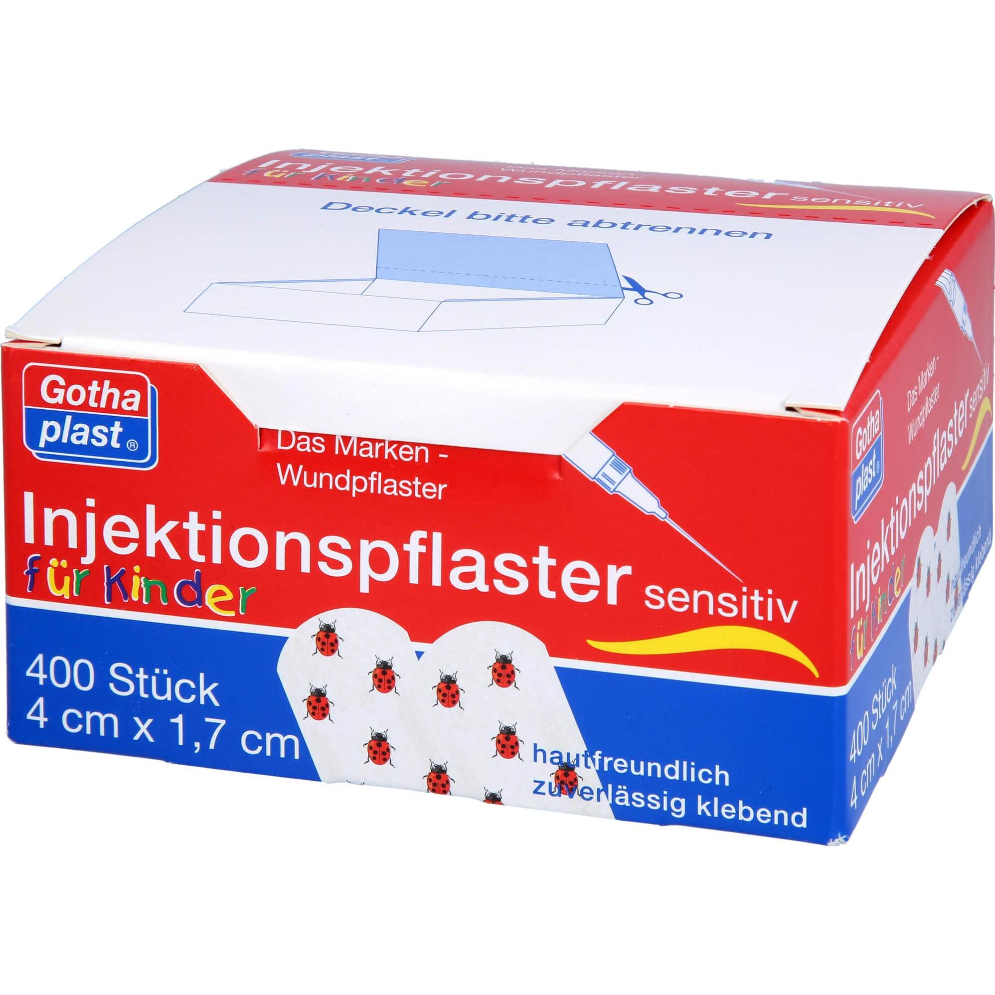 Thumbnail - Gothaplast, Pflaster, Injektionspfl. Kinder Käfer 4cmx1,7cm, 400 St PFL (400 x)