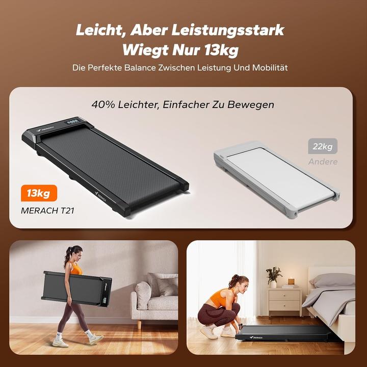 Actual product image Merach 3-in-1 Walking Pad Laufband mit App-Steuerung