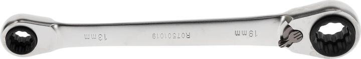Actual product image Gedore Red Double ring ratchet wrench reversible 10 13 17 (19 mm, 10 mm, 17 mm, 13 mm)