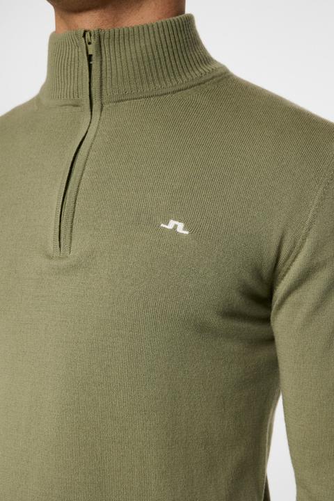 Produktbild J. Lindeberg Kian Zipped Sweater Herren Grün (S)