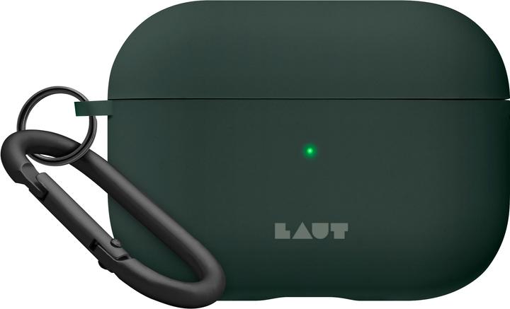 Actual product image Laut Huex Silicon/PC case for AirPods Pro 2022 Sage Green (Headphone bag)