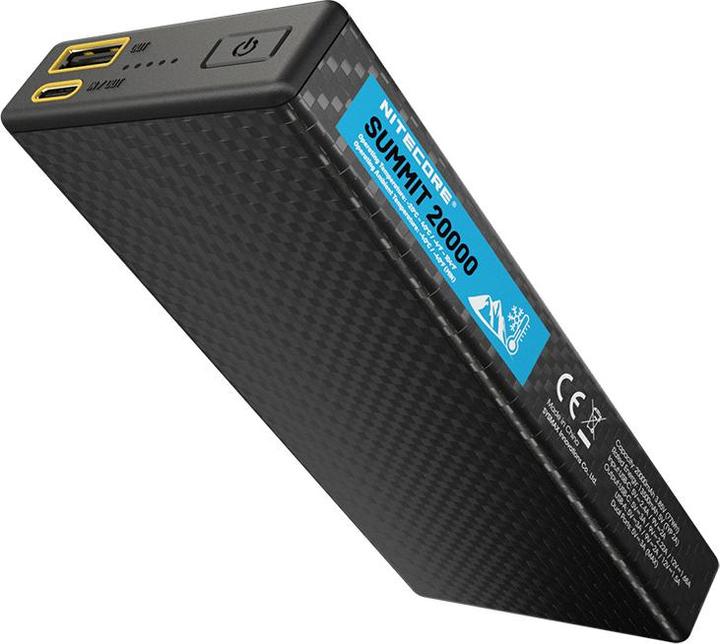 Actual product image Nitecore Powerbank SUMMIT20000 - 20000mAh, cold-resistant (20000 mAh, 30 W, 77 Wh)