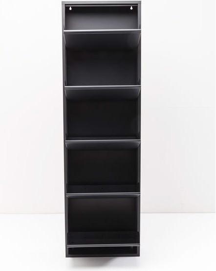 Actual product image Kare Design Shoe Container Caruso 5 Anthrazit (50 x 14 x 170 cm)