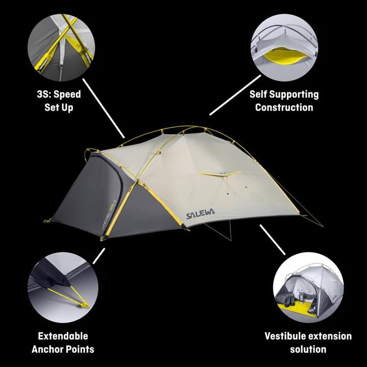 Actual product image Salewa Litetrek Pro (Dome tent, 2.10 kg, 3 persons)