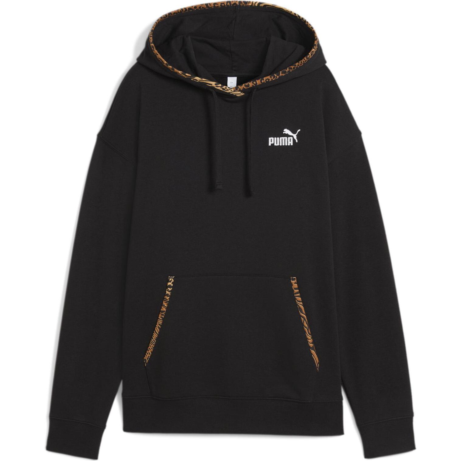 Puma, Herren, Pullover, ESS GRAPHIC ANIMAL Comfort Hoodie, Schwarz, (XL)