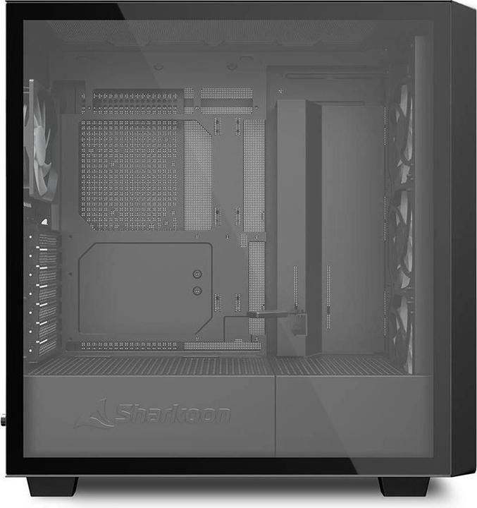Actual product image Sharkoon Rebel C70G RGB ATX Black (ATX, mATX, Mini-ITX)