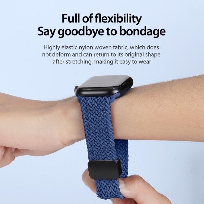 Actual product image Dux Ducis Mixture Pro Armband (38 mm, 40 mm, 41 mm, Nylon, Apple Watch Series 2, Apple Watch Series 1, Apple Watch Series 3, Apple Watch Series 4, Apple Watch Series 5, Apple Watch Series 6, Apple Watch Series 7, Apple Watch Series 8, Apple Watch Series 9, Apple Watch SE)