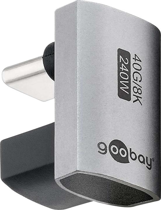 Goobay USB-C adapter 180° U-shape, USB4 (USB Type C, USB Type C)
