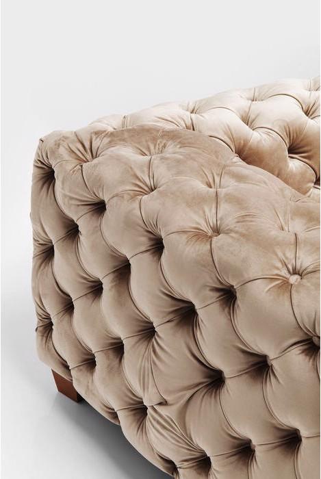 Produktbild Kare Design Sofa Desire Velvet Ecru 3-Sitzer (3-Sitzer)