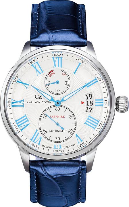 Produktbild Carl von Zeyten CVZ0082WHS Münstertal Automatik 46mm 10ATM (Analoguhr, 46 mm)