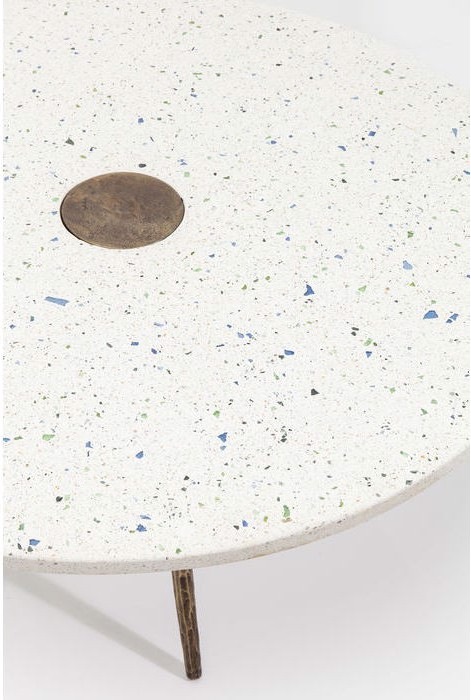 Produktbild Kare Design Couchtisch Terrazzo White Ø92cm (Ø 92 x 46 cm)