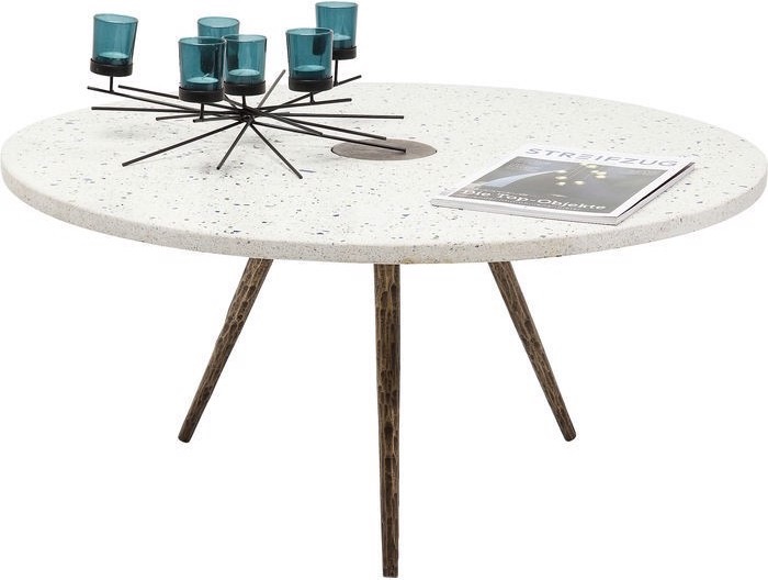 Produktbild Kare Design Couchtisch Terrazzo White Ø92cm (Ø 92 x 46 cm)