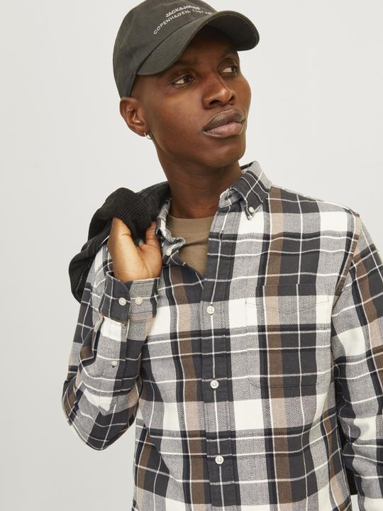 Actual product image Jack & Jones Jprblubrook Check Structure L/S Shirt Sn (XS)