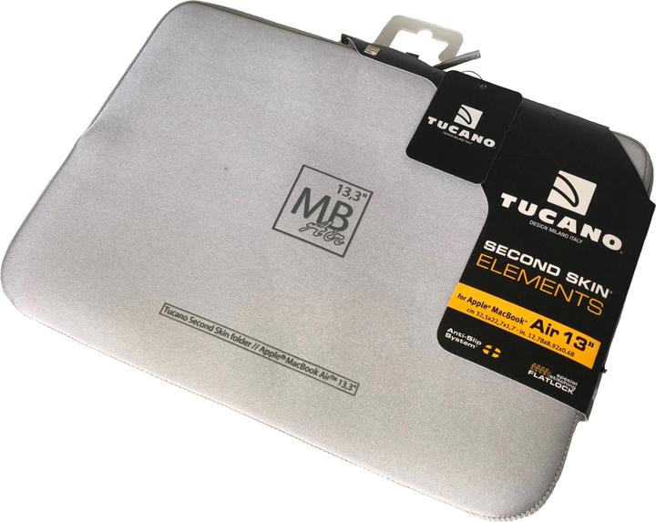 Immagine prodotto Tucano Pelle NEW Elements per MacBook Air 2G 13.3" argento (14", Apple)