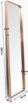 Immagine prodotto Kare Design Specchio Curve Rettangolare Rame 200x70cm (70 x 200 cm)