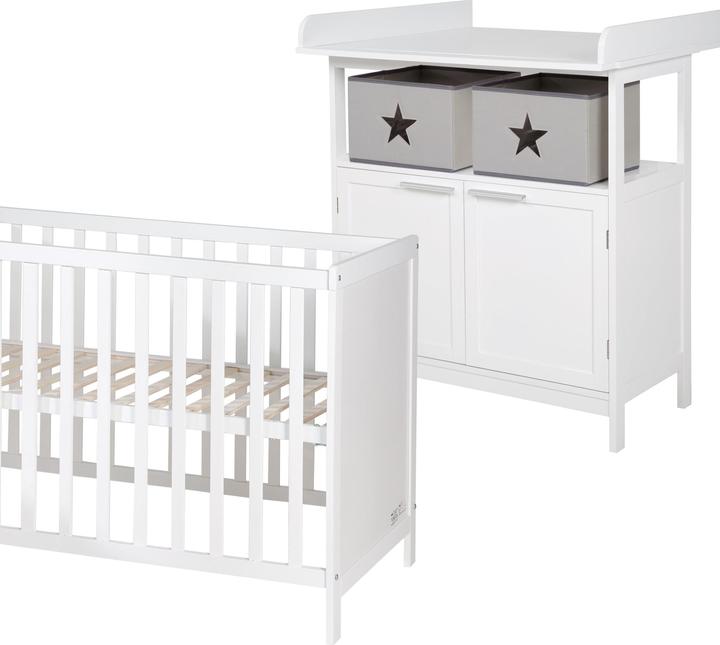 Produktbild Roba Hamburg (Babybett, Wickelkommode)