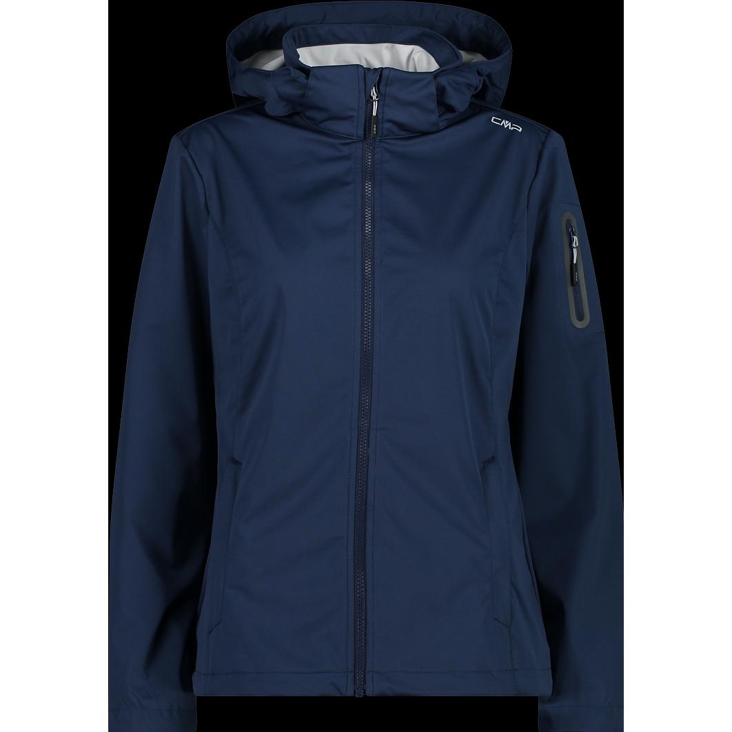 CMP Campagnolo, Damen, Jacke, Zip Hoodie (36), Blau, 36