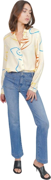 Produktbild F.A.M. Paris e bootcut-jeans aus stretch-baumwolle, damen bella (24)