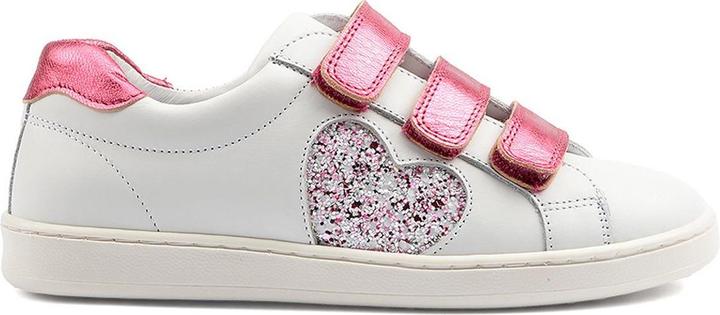 Produktbild Benjie Montreux velcro Kinder Weiss Glitter fuchsia (31)