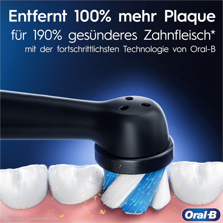 Immagine prodotto Oral-B iO 6 + Sensitive spazzolino elettrico nero (Spazzolino oscillante)