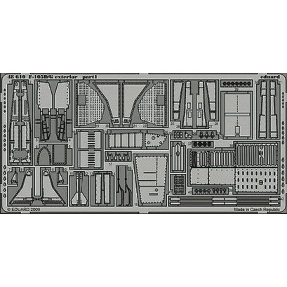 Eduard F-105D/G exterior Für Hobby Boss Bausatz