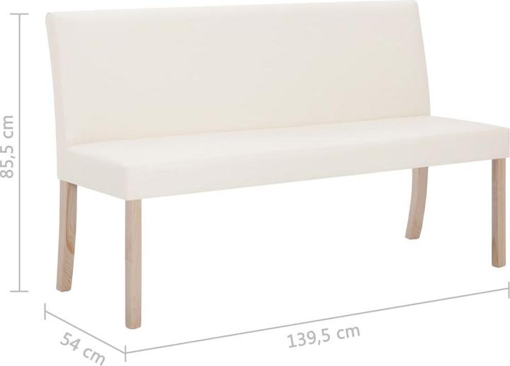 Produktbild vidaXL Bank (139.50 cm)