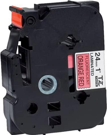 Produktbild Brother TZB51 24 Schwarz AUF Orange (2.40 cm, Orange, Schwarz)