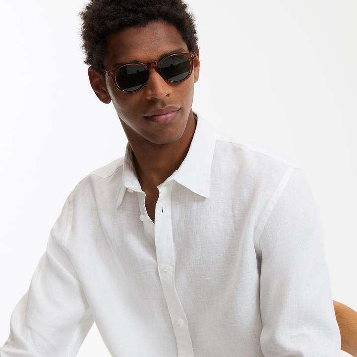 Produktbild La Redoute Collections Gerades Leinenhemd Signature mit langen Ärmeln (XL)