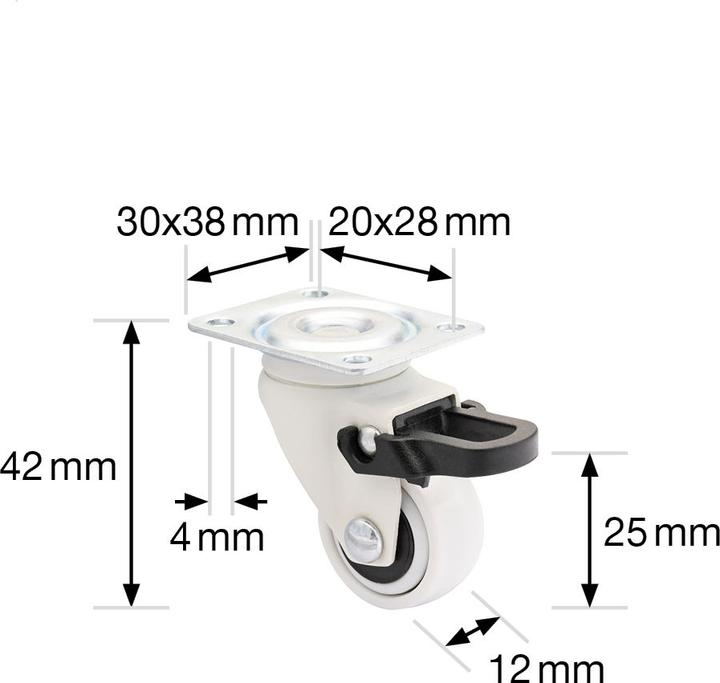 Produktbild Wagner System Lenkrollen