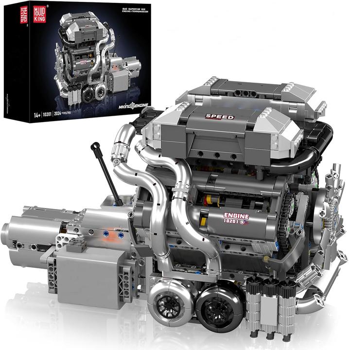 Actual product image Mould King Bug W16 Engine Motor