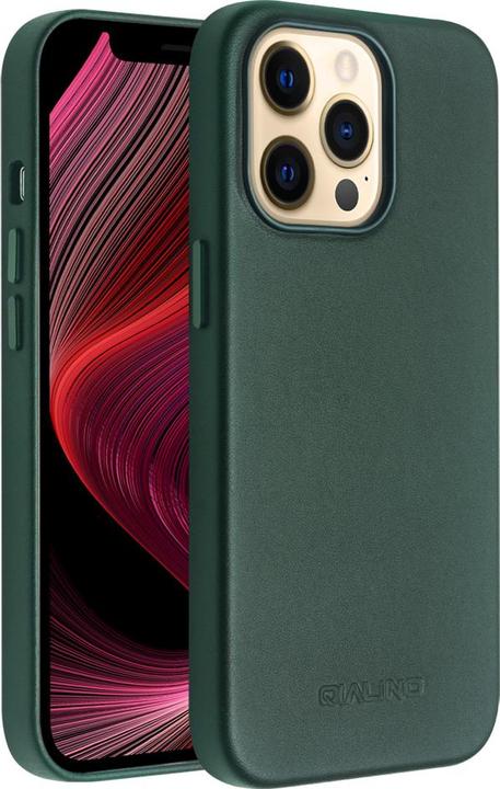 Image du produit QiAlino Coque cuir véritable (compatible MagSafe) (Apple iPhone 14 Pro Max)