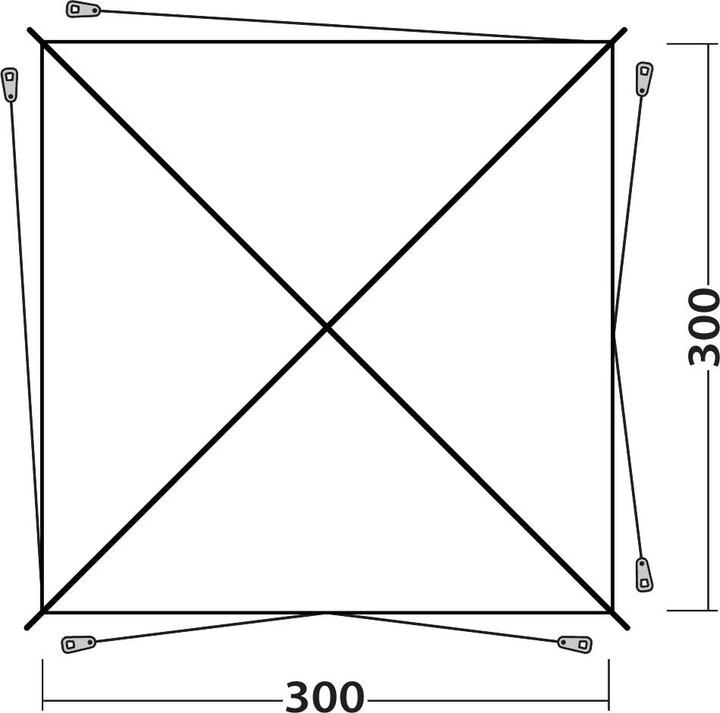Image du produit Outwell Abri Fastlane 300 (Auvent, 16.70 kg)