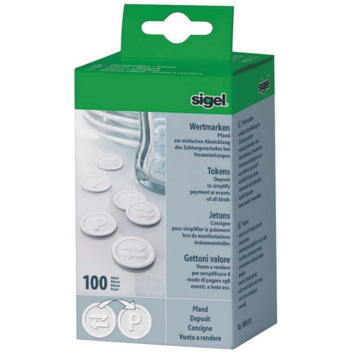Sigel Wertmarken Pfand (WM010)