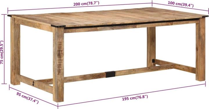 Image du produit vidaXL Higashikagawa (200 x 100 x 75 cm)