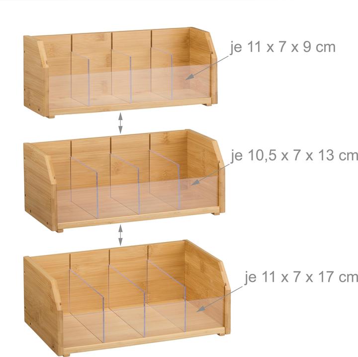 Produktbild Relaxdays Tee-Organizer