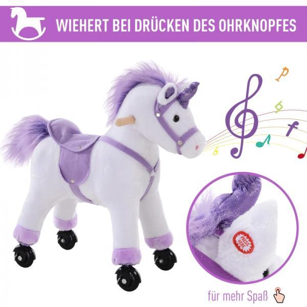 Produktbild Homcom Reitpferd auf Rollen Spielpferd