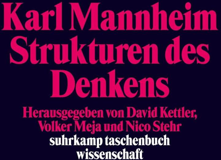 Produktbild Strukturen des Denkens (Deutsch, Karl Mannheim, 1980)