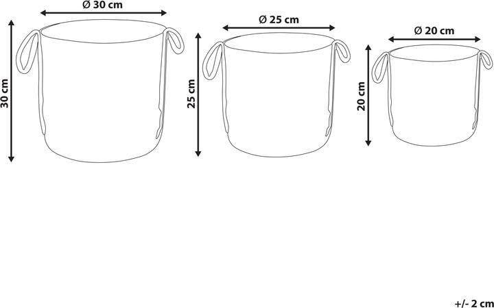 Actual product image Beliani Wadh (30 cm, 3x)
