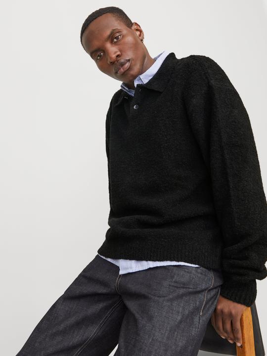 Produktbild Jack & Jones Jprwinter Knit Boucle Polo Styd Aw24 (XL)