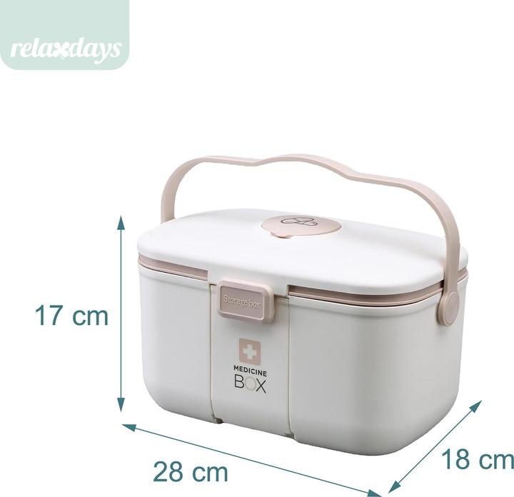 Actual product image Relaxdays Medicine box
