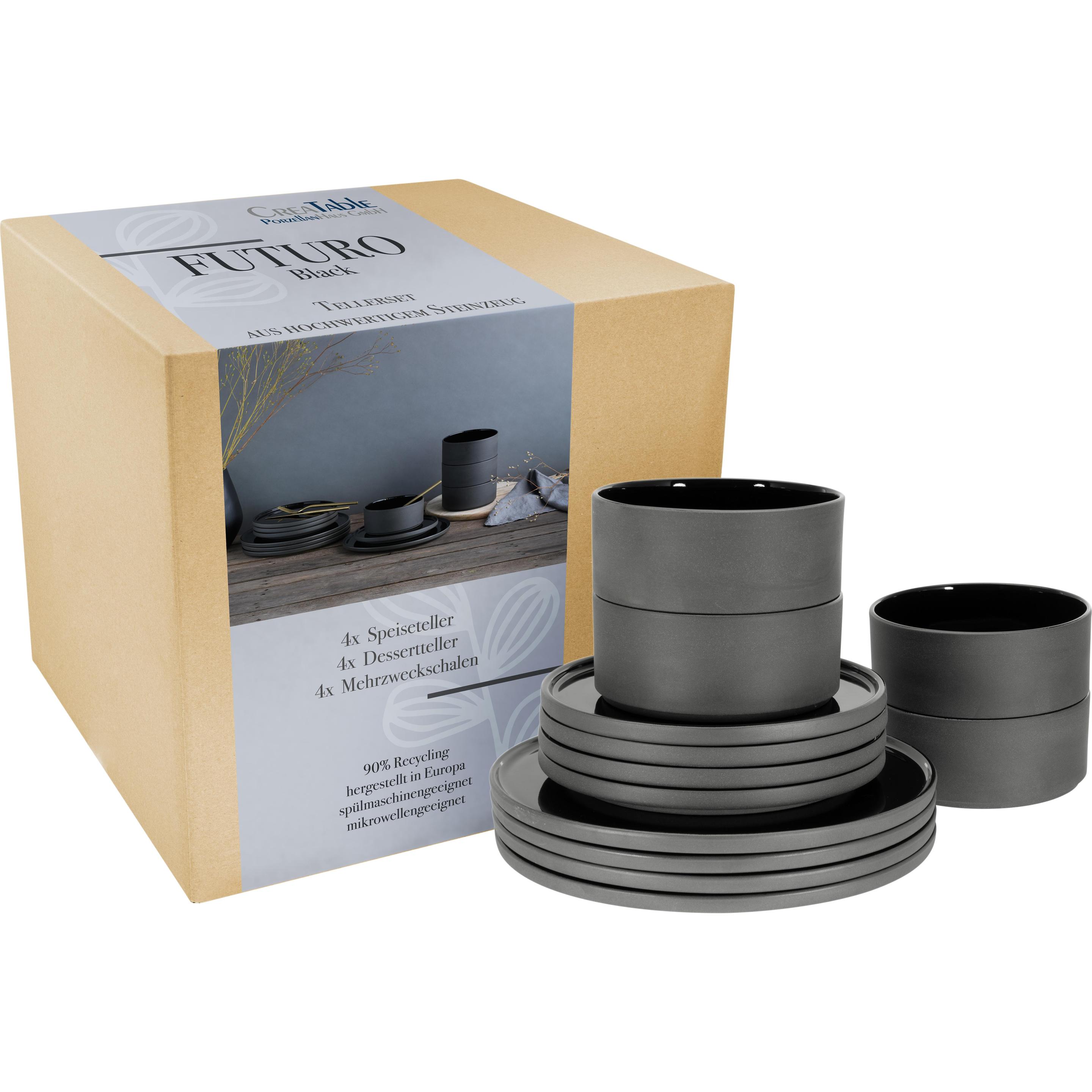 CreaTable, Geschirrset, Futuro (4 Stück)
